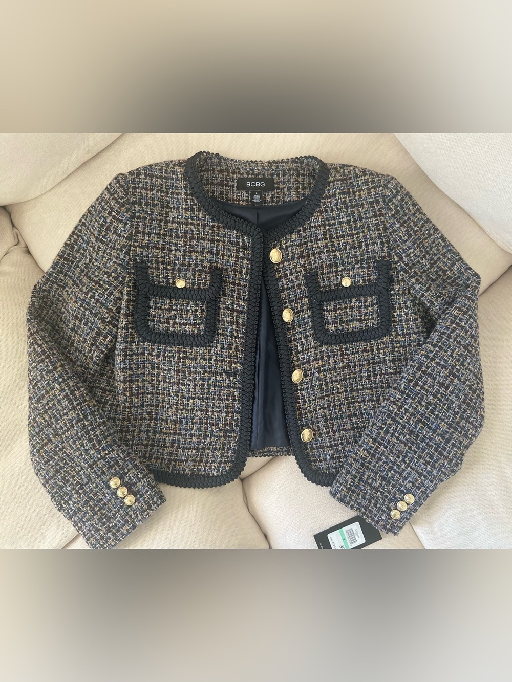 Women’s BCBG Tweed Blazer Size 8 NEW